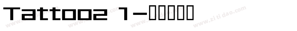 Tattooz 1字体转换